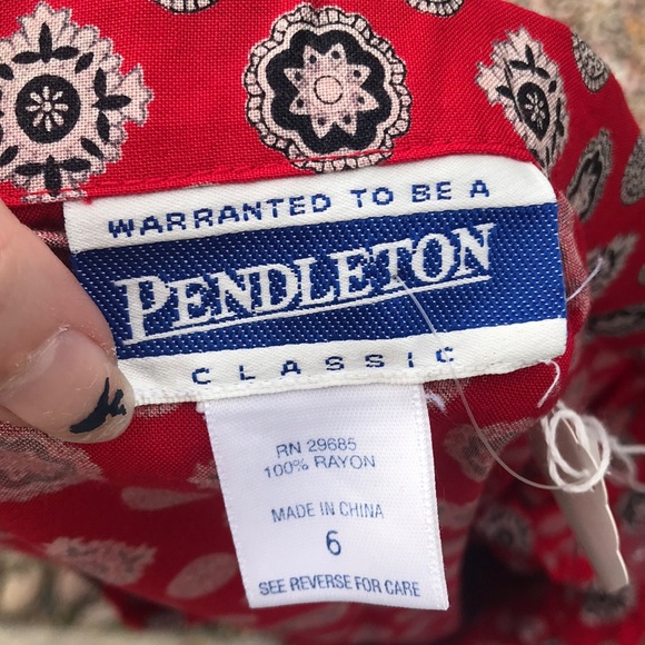 NWOT Vintage Pendleton Skirt - Picture 3 of 3
